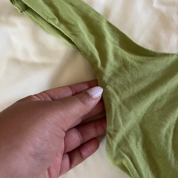 GIA IRL Green Cutout Maxi Dress Plus Size 1X Vacation Resortwear Cruise - Picture 7 of 11